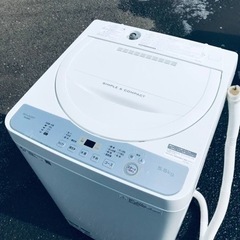④ET1809番⭐️ SHARP電気洗濯機⭐️2018年製
