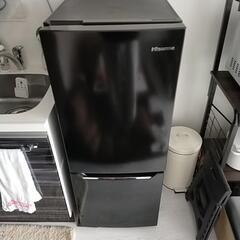 【ネット決済】Hisense 2ドア冷凍冷蔵庫 150L ブラック