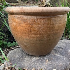 寄植えなどに 大きめ陶器プランター 植木鉢