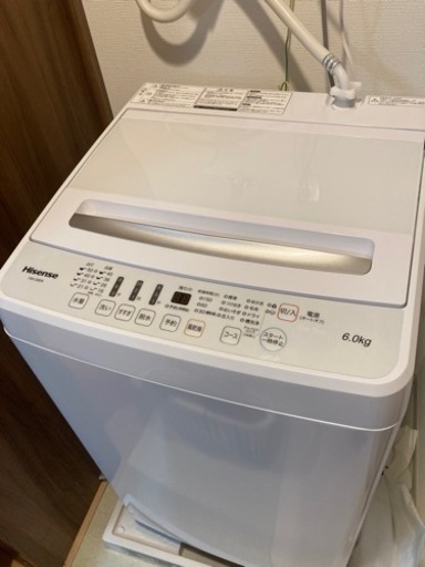 Hisense 洗濯機 6kg 2020年製
