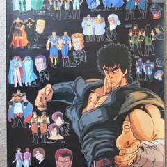 【終了】アニメ『北斗の拳2』のポスター / A1サイズ / 中古品