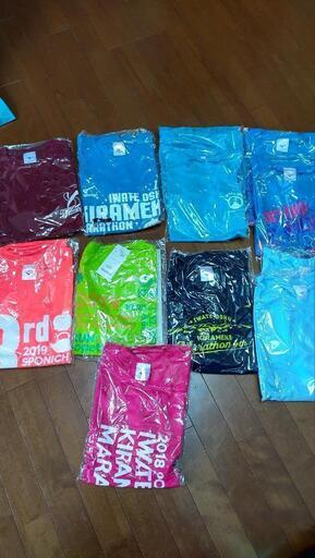 県内各マラソン大会記念Tシャツ12枚