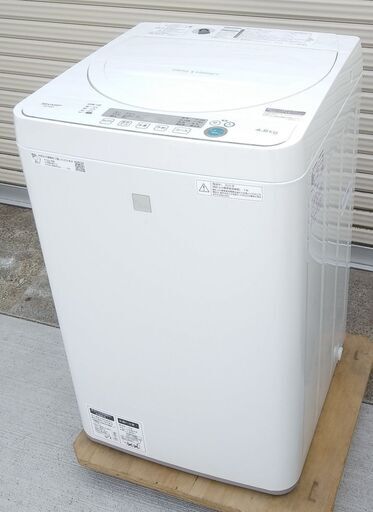 シャープ 洗濯機 ES-G4E7-KW 2020年 品