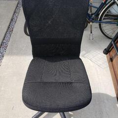 アイリスオーヤマ キャスター付高さ調整可能 チェア 椅子 ブラック