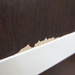 訳アリ】レンジボード 幅80cm キッチン収納 ブラウン系 家電ボード  ☆ 札幌市 北区 屯田 