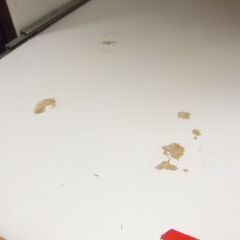 訳アリ】レンジボード 幅80cm キッチン収納 ブラウン系 家電ボード  ☆ 札幌市 北区 屯田 