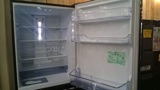 セール MITSUBISHI 2018年製 330ℓ 3ドア冷蔵庫 MR-CX33D-BR【愛品 
