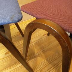 秋田木工 スタッキングスツール【剣持勇】二脚セット