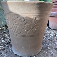 寄植えに 陶器製プランター 植木鉢