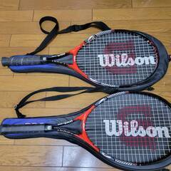 ウィルソン Wilson テニスラケット 2本セット 硬式 すぐ...