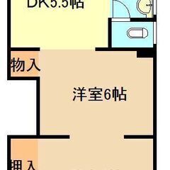 1階　ペット(猫)飼育応相談　上下水道料金無料