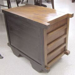 古家具 車箪笥 車輪つき時代箪笥 抽斗たんす 古民具 民芸家具 札幌市北区屯田