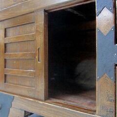 古家具 車箪笥 車輪つき時代箪笥 抽斗たんす 古民具 民芸家具 札幌市北区屯田