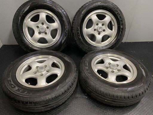 TOYO PROXES CF2 SUV 175/80R15】夏タイヤ【MINI SPOKE 15インチ 5.5J5HPCD114.3+42】バリ溝  テリオスキッド パジェロミニ等 (MTH193)クレジットカード QRコード決済可能 - タイヤ、ホイール