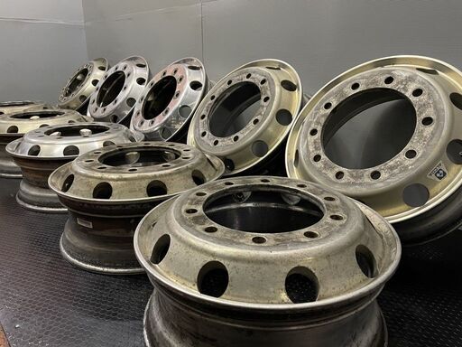 少し豊富な贈り物 +165 PCD335 10H 10本 22.5インチ 1 DC-165 22.5X8.25 アルミホイール トラックホイール アルコア ALCOA 大型トラック QRコード決済可能 大型バス等 (VHV193)クレジットカード タイヤ、ホイール