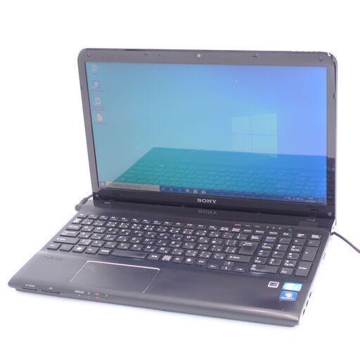 Wi-Fi有 ソニー ノートパソコン SONY SVE1511AGJB 中古良品 Core i5 4GB HDD-750G DVDRW 無線 Bluetooth webカメラ Windows10 Office