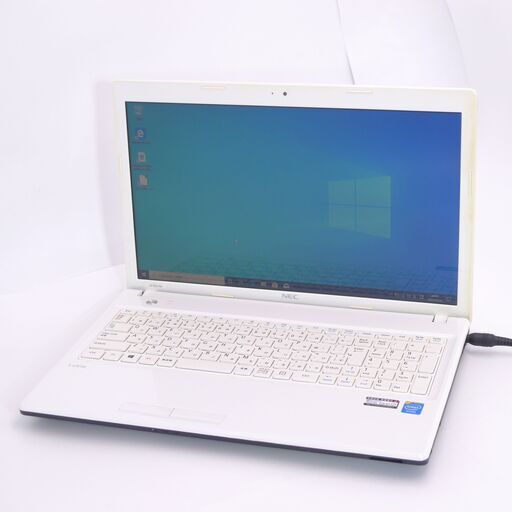中古美品 新品SSD搭載 Wi-Fi有 ノートパソコン NEC PC-LE150M1W 15.6インチ Celeron 4GB DVDマルチ 無線 webカメラ Windows10 Office