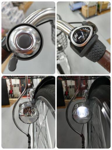 J025　普通自転車　Aerino  内装3段変速  LEDオート