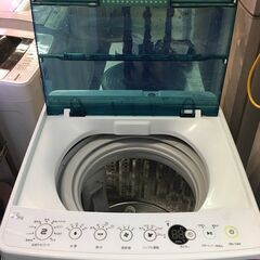 ☆中古 激安！！￥11,500！！Haier　4.5kg洗濯機　家電　2018年製　JW-C45A型　幅53cmｘ奥行50cmｘ高さ89cm　【BC176】