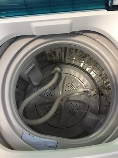 ☆中古 激安！！￥11,500！！Haier　4.5kg洗濯機　家電　2018年製　JW-C45A型　幅53cmｘ奥行50cmｘ高さ89cm　【BC176】