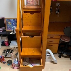 子供用ベット付き学習机