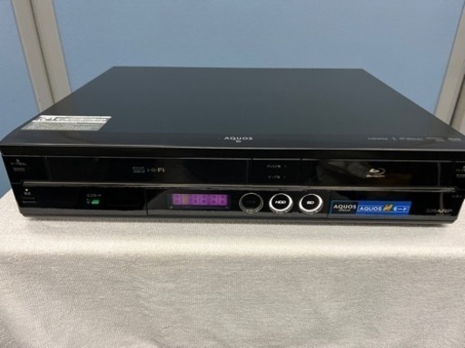 ■シャープ HDD搭載VHSビデオ一体型ブルーレイレコーダー DVD■SHARP BD-HDV22 一部動作確認済み