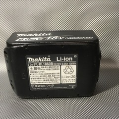 マキタ 18V 6Aバッテリー　3回