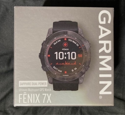 値下 新品格安 未使用 Garmin Fenix 7x Sapphire DualPower ガーミン