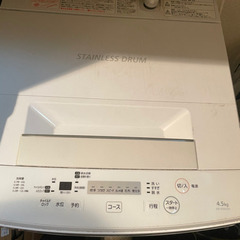 【ネット決済・配送可】【洗濯機】TOSHIBA AW-45M5