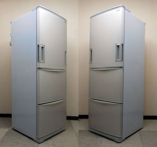 冷凍冷蔵庫 3ドア SHARP SJ-WA35E 345L 2002年製 - 大阪府の家具