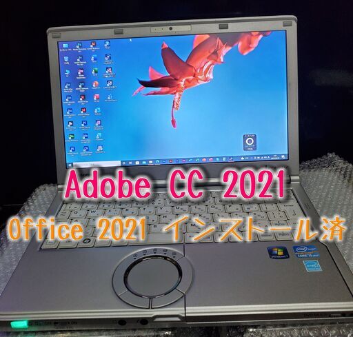 Let's note CF-SX2 Core i5 3320M メモリ16G SSD256GB【Adobe ㏄2021】【office2021】インストール済