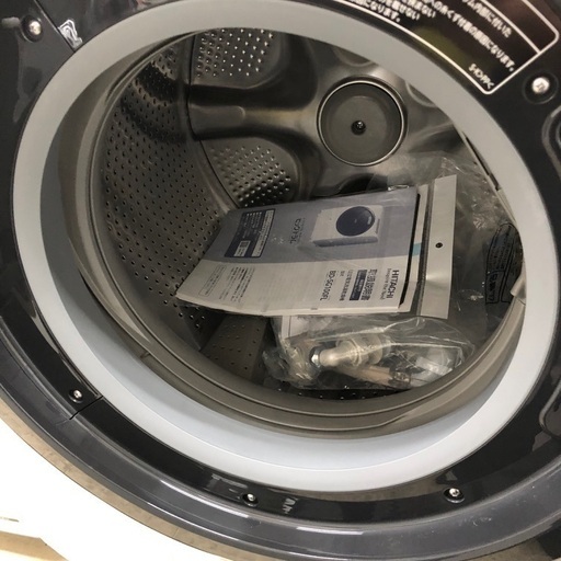 J910 美品 日立 HITACHI BD-SG100FL 10kgドラム式洗濯乾燥機 ビッグドラム (洗濯10kg・乾燥6kg) 左開き ホワイト 2021年製  6ヶ月保証付き！