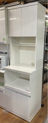 メーカー再生品】 ニトリ キッチンボード 幅60cm ホワイト 中古 食器棚