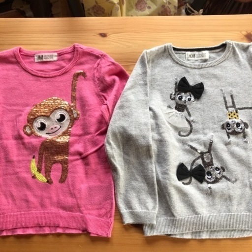 H M キッズ女の子7点セットワンピースセーターカーディガンアウターセット シノ 神戸の子供用品の中古あげます 譲ります ジモティーで不用品の処分