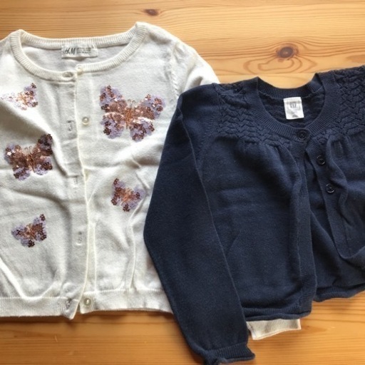 H M キッズ女の子7点セットワンピースセーターカーディガンアウターセット シノ 神戸の子供用品の中古あげます 譲ります ジモティーで不用品の処分