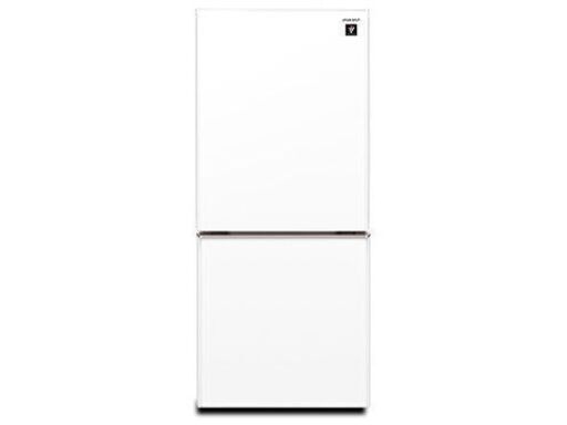 088)SHARP 2ドア冷蔵庫 SJ-GD14E-W 2019年製 ホワイト つけかえどっちもドア 137L シャープ