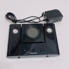 Princeton スピーカー　黒　オーディオ　iPod