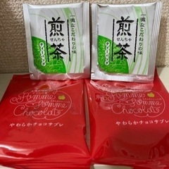 やわらかチョコサブレ お菓子 煎茶 ティーバッグ