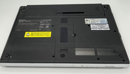 Vaioノートパソコン i3（中古）4GBのメモリ、SSD,W11