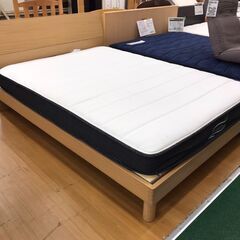 愛品館八千代店】ニトリ ダブルベッド Nスリープハード ②