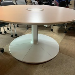 (美品)KOKUYO 丸テーブル 組立設置込】コクヨ リージョン テーブル 円形 幅1800×奥行1800
