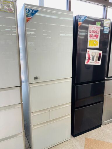 ⭐TOSHIBA(東芝) クリアシェルホワイト410Lファミリー冷蔵庫 定価￥99,800 GR-J43GXV 2016年⭐