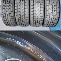 冬 ニッサン 新型 ノート純正【~90％富山】日産 E13 ノート 日産純正 ニッサン純正 185/65R15 日本製 ダンロップ 中古 スタッドレス 4本