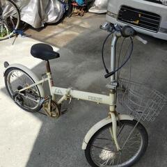 HTATE折りたたみ自転車ホワイト