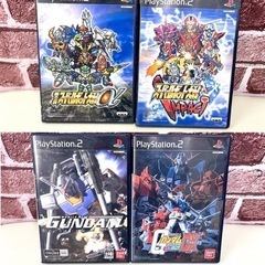 PS2ソフト　スーパーロボット大戦　機動戦士ガンダム　4本まとめ