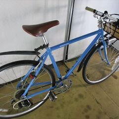 B838★23800円★整備済み スポーツ中古自転車 美品　アルミ　Week end　ブルー【クロスバイク】