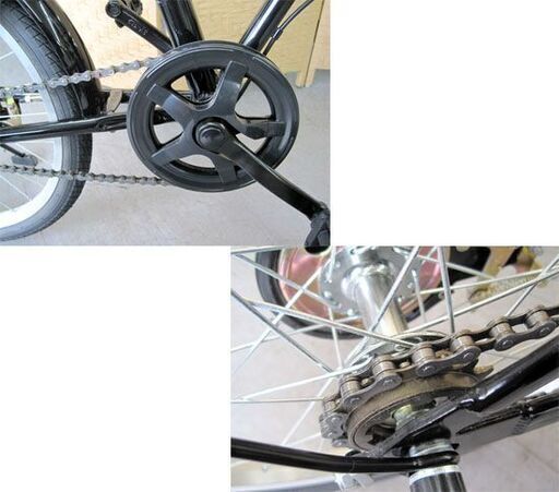 美品 20インチ 折りたたみ自転車 折り畳み ブラック 黒 ARCHNESS