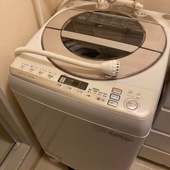 シャープ穴なしサイクロン洗濯機（9kg）