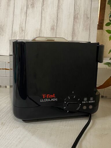 T-fal Ultra Mini ウルトラミニ ソリッドブラック ポップアップトースター TT2118JP