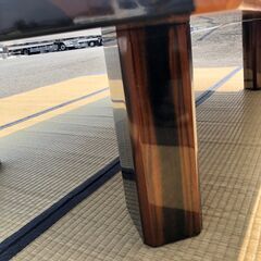 座卓　しっかりしたつくり　木目、表面のつやが美しい　和室 古民家 レトロ 